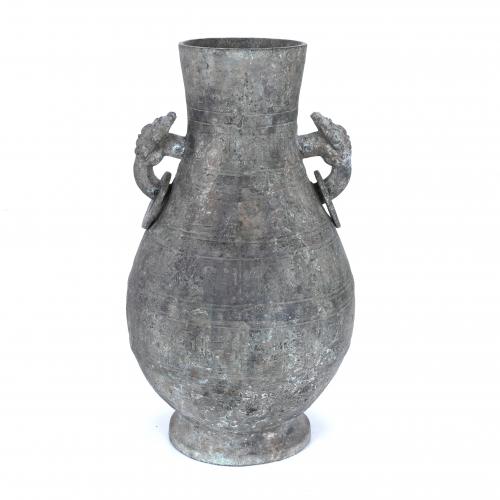 SACRIFICIAL VESSEL. AFTER ANCIENT "ZUN" RITUAL VESSELS, FROM THE BRONZE AGE, 20TH CENTURY.