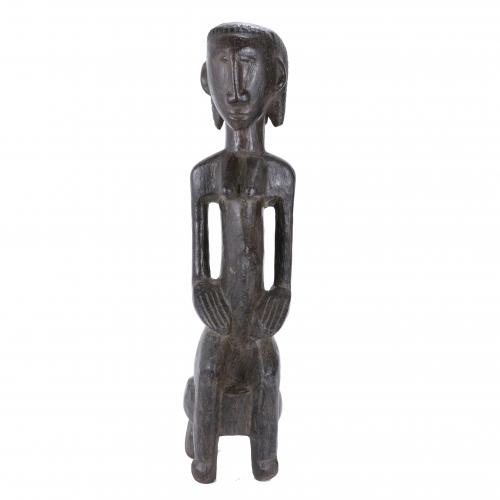 AFRICAN SCHOOL, MID 20TH CENTURY. "SEATED WOMAN".