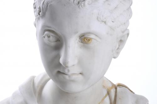 19TH CENTURY ITALIAN SCHOOL. WOMAN&#39;S BUST.