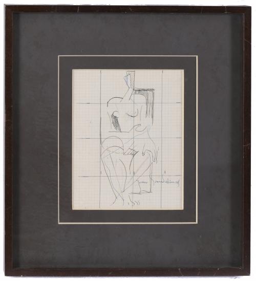 JOAN SANDALINAS (1903-1991). STUDY FOR A FIGURE.