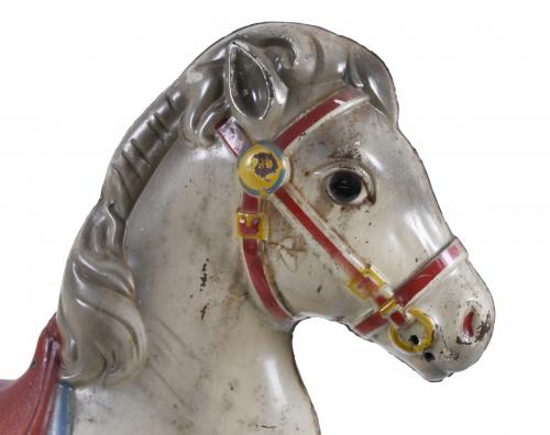 ENGLISH MOBO TOY HORSE, 1940-1950.