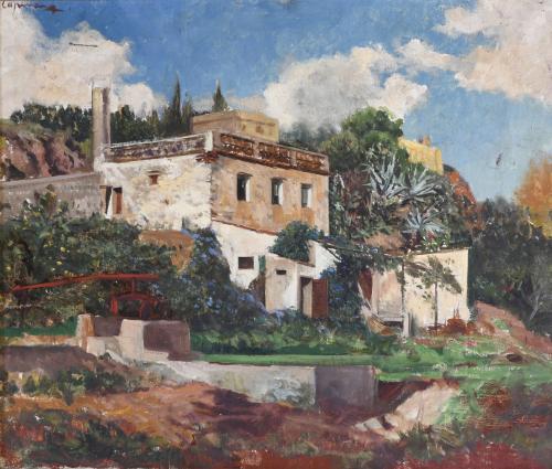 RAMON CAPMANY (1899-1992). "CASA DE CAMPO".