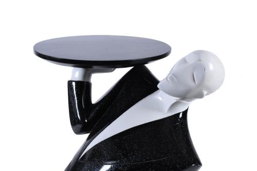 "MINIMALIST WAITER WITH TRAY". 