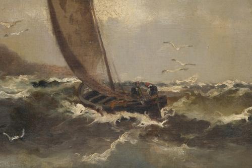 SEGUNDO MATILLA MARINA (1862-1937). "SAILING BOAT".