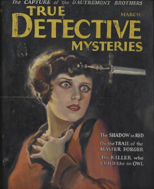 ATRIBUIDO A EDWARD DALTON STEVENS (1878-1939). "TRUE DETECTIVE MYSTERIES" (Marzo 1928). 