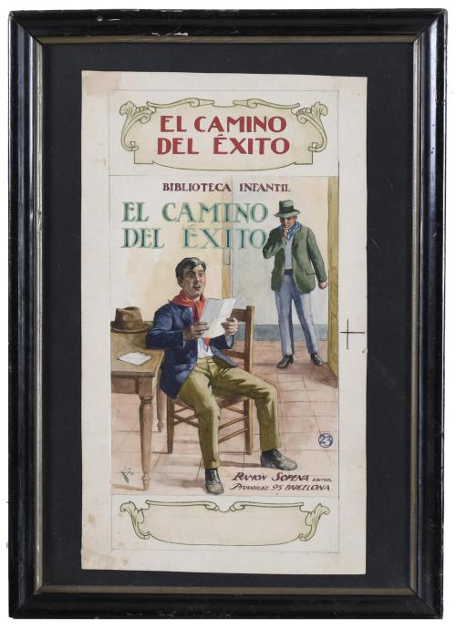 LUIS PALAO (1863-1933). "ILUSTRACIÓN PARA LA PORTADA DE &#39;EL