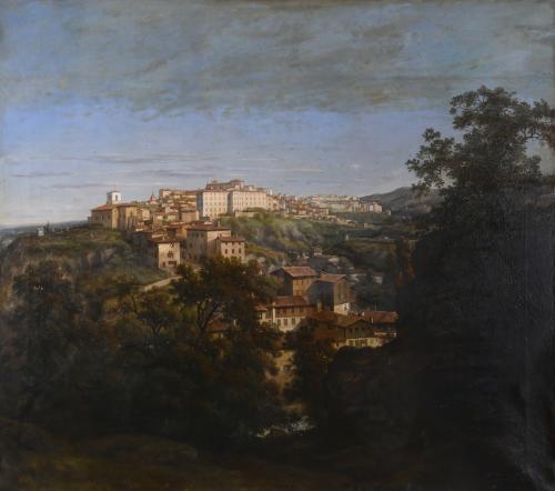 MICHEL GOUTAY-RIQUET (1804 o 1806-1858). "VISTA DE THIERS", 1837.