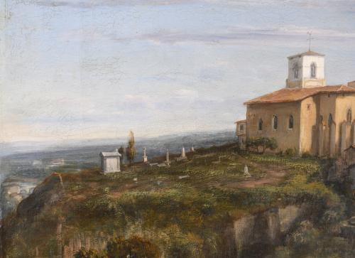 MICHEL GOUTAY-RIQUET (1804 o 1806-1858). "VISTA DE THIERS",