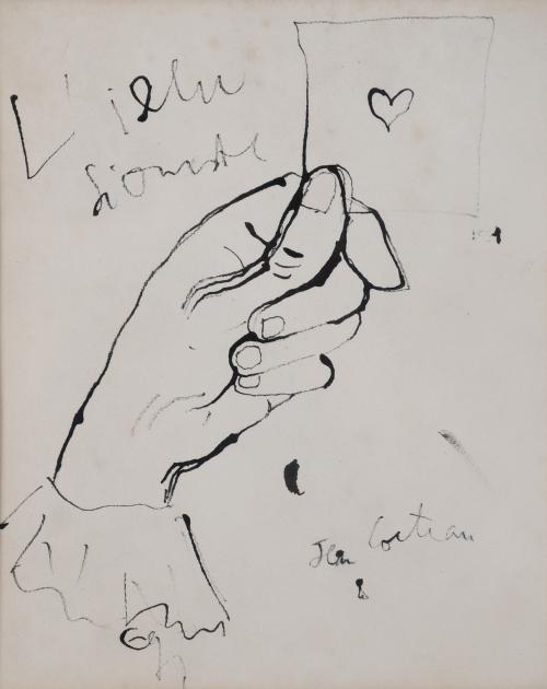 JEAN COCTEAU (1889-1963). "L'ILLUSIONISTE" DE SACHA GUITRY, C. 1951-1952. 