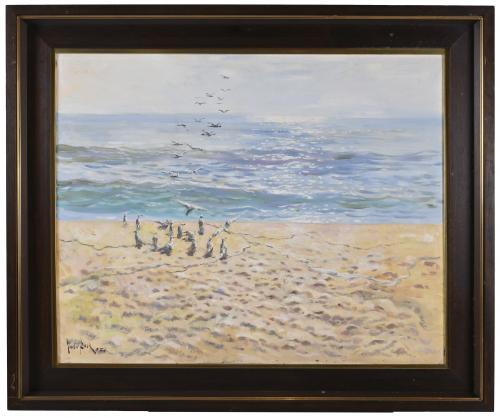 ELADI DUCH (1931).  "GAVINES (SEAGULLS)" (Vilassar de Mar,