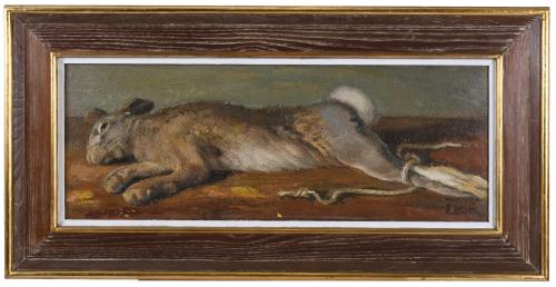 ENRIC PORTA (1901-1993). "STILL LIFE WITH A HARE".