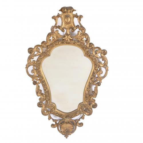 SPANISH ORNAMENTAL MIRROR, 19TH CENTURY.