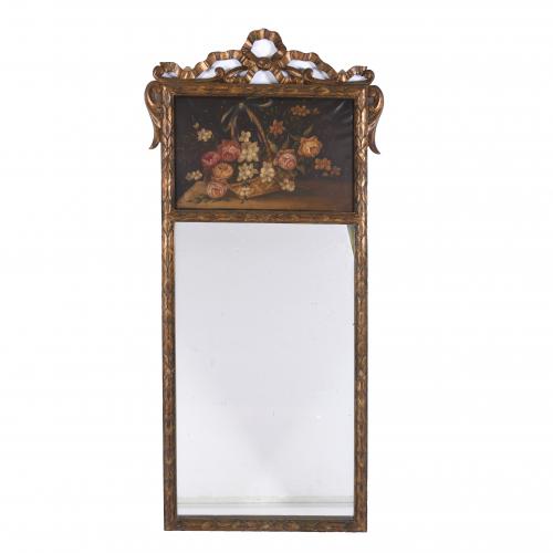 SPANISH "TRUMEAU"-LIKE MIRROR, MID 20TH CENTURY.