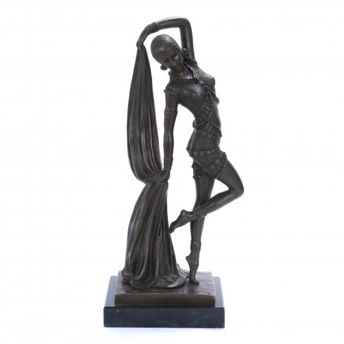 SIGUIENDO MODELOS DE DEMÉTRE CHIPARUS (1886 – 1947). "DANCER".