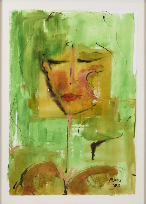 PILAR BAMBA (20TH CENTURY). "GREEN", 2002.