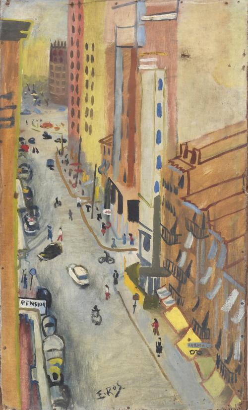 EMILIO ROS BENET (1918-1977). "CALLE".