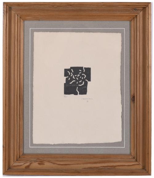 EDUARDO CHILLIDA (1924-2002) "BELTZA-TXIKI", 1969.