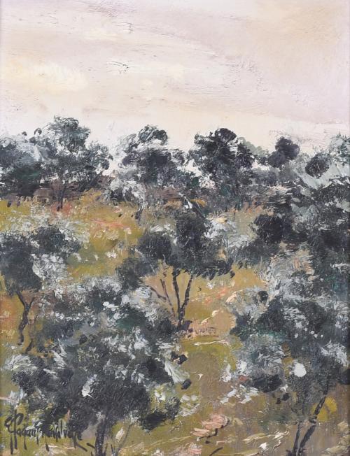 JORDI PAGANS MONTSALVATGE (1932-2017). "OLIVERES (OLIVE TREES)".