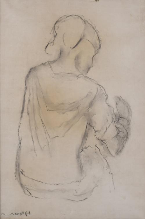 RAFAEL BENET VANCELLS (1889 -1979). "FIGURA D'ESQUENA (FIGURE'S BACK)", 1964.