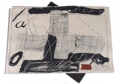 ANTONI TÀPIES (1923-2012) Y SHUZO TAKIGUCHI (1903-1979). "L