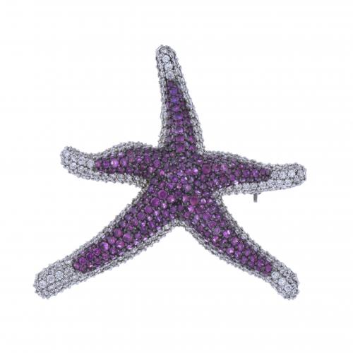 BROCHE-COLGANTE ESTRELLA DE MAR.