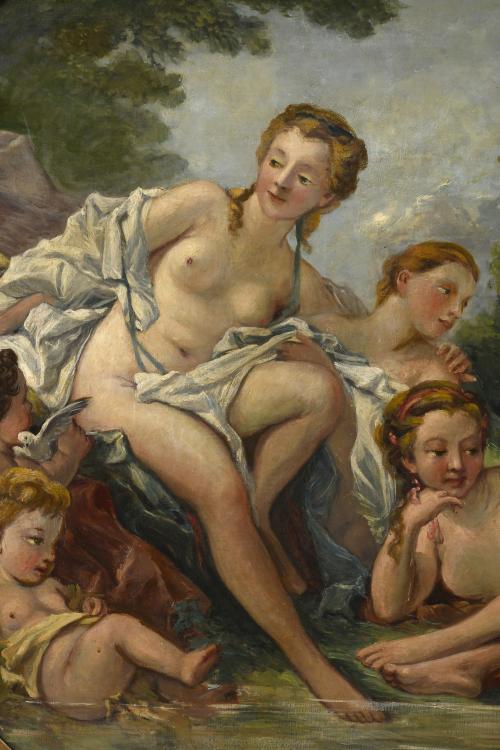 20TH CENTURY FRENCH SCHOOL. "VENUS IN THE BATH SURROUNDED B