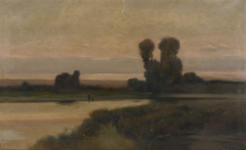 TOMÁS SANS CORBELLA (1869?-1918). "LANDSCAPE".