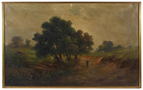 FÈLIX URGELLÈS DE TOVAR (1845-1919). "LANDSCAPE".