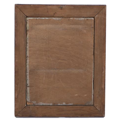 SMALL WALL MIRROR, MID 20TH CENTURY.