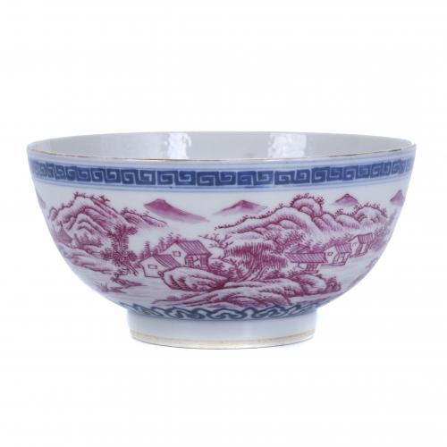 CHINESE BOWL, 20TH CENTURY.