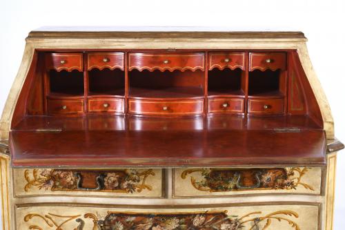 DESK-CHEST OF DRAWERS, 20TH CENTURY.