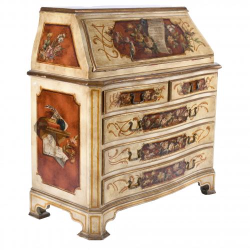 DESK-CHEST OF DRAWERS, 20TH CENTURY.