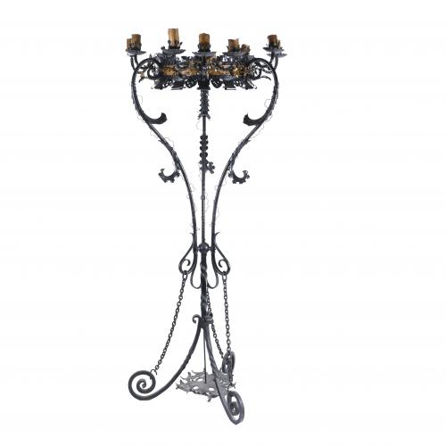 FLOOR CANDELABRUM, 20TH CENTURY.