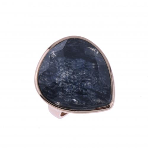 RING WITH DUMORTIERITE.