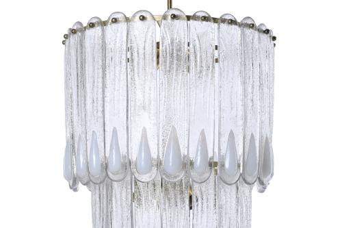 LARGE ITALIAN CEILING LAMP, MID 20TH CENTURY.