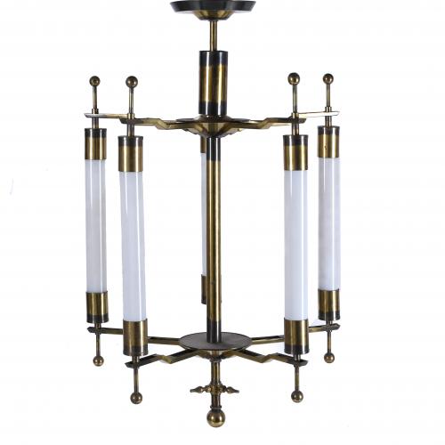 ART DECO CEILING LAMP, CIRCA 1930-1940.