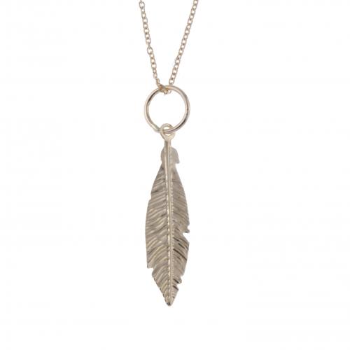 FEATHER PENDANT.