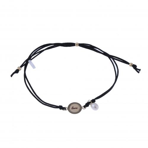 PULSERA "LOVE" CON PERLA.