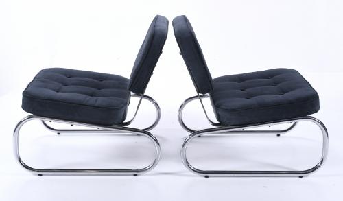 PAIR OF CATALAN ARMCHAIRS, MID 20TH CENTURY.