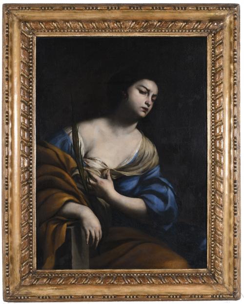 ANDREA VACCARO (1598/1604-1670) "SAINT AGATHA", Circa 1640.