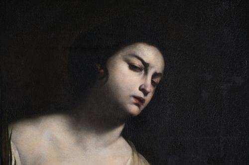 ANDREA VACCARO (1598/1604-1670) "SAINT AGATHA", Circa 1640.