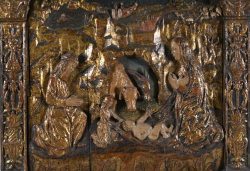 SCHOOL OF THE NORTH OF ITALY, 16TH CENTURY.  "NATIVITY WITH