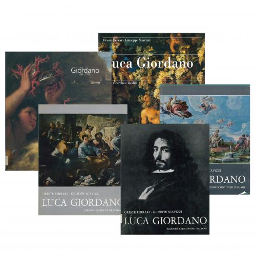 "CATÁLOGO RAZONADO (3 vols.) Y DOS MONOGRAFÍAS SOBRE LUCA GIORDANO".