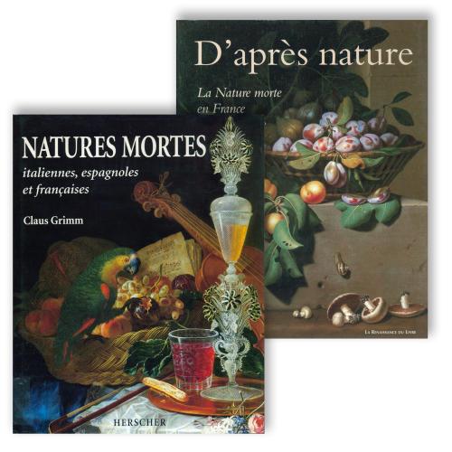 DOS LIBROS SOBRE NATURALEZAS MUERTAS.