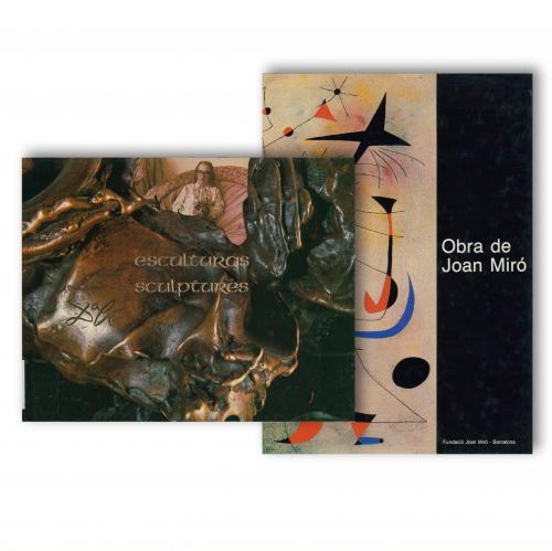 DOS LIBROS SOBRE JOAN MIRÓ Y SALVADOR DALÍ.