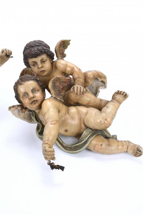 18TH CENTURY, SPANISH SCHOOL. "CUPIDS".