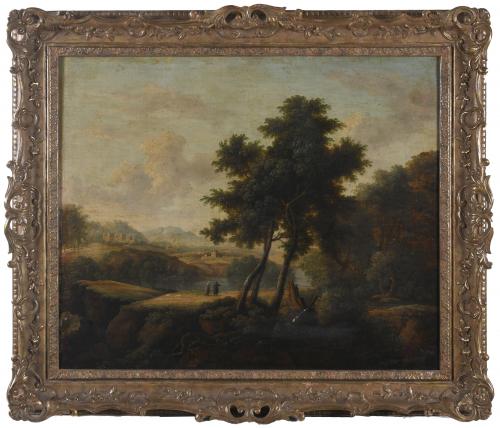 18TH-19TH CENTURIES, DUTCH SCHOOL. "LANDSCAPE".