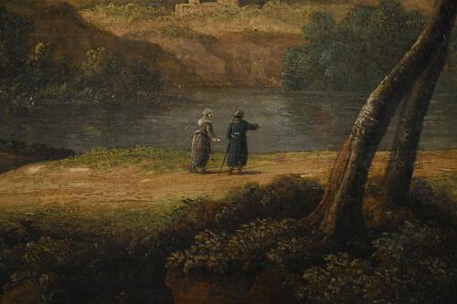 18TH-19TH CENTURIES, DUTCH SCHOOL. "LANDSCAPE".