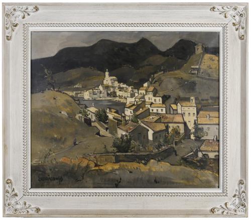 RAFAEL DURANCAMPS (1891-1979). "VISTA DE CADAQUÉS".