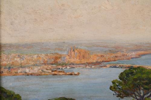 JOAQUIM TERRUELLA MATILLA (1891-1957). "BAHÍA DE PALMA DE M